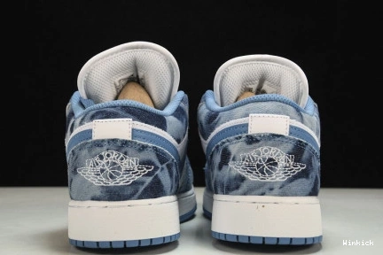 Air 1 Denim” DM8947-100 Jordan “Washed Low 1211